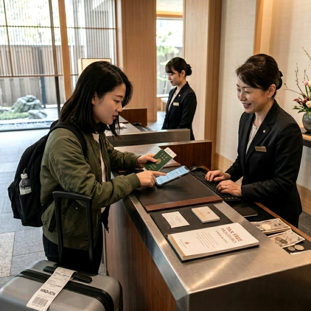 일본 여행 입국심사